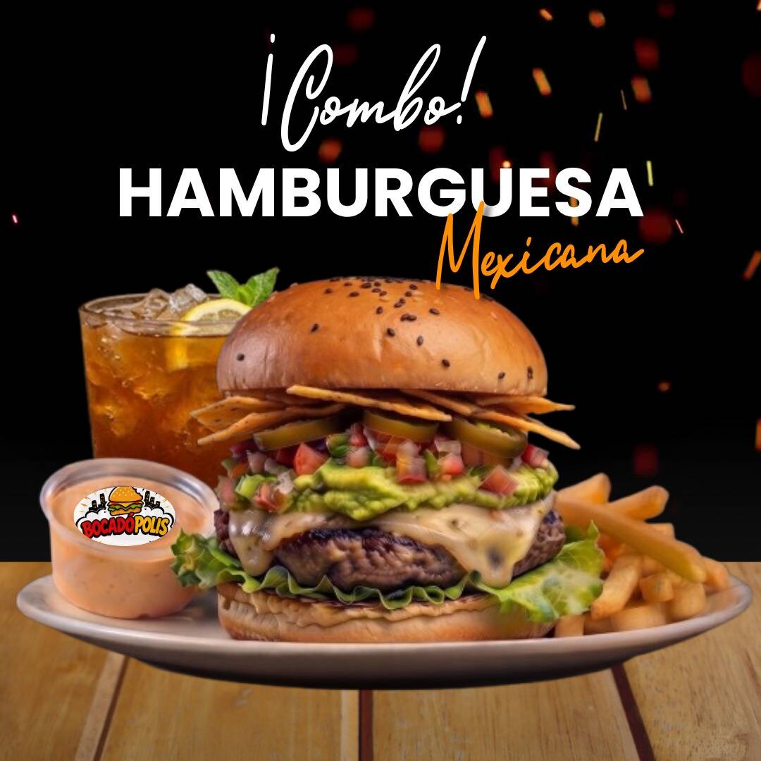 COMBO Hamburguesa Mexicana