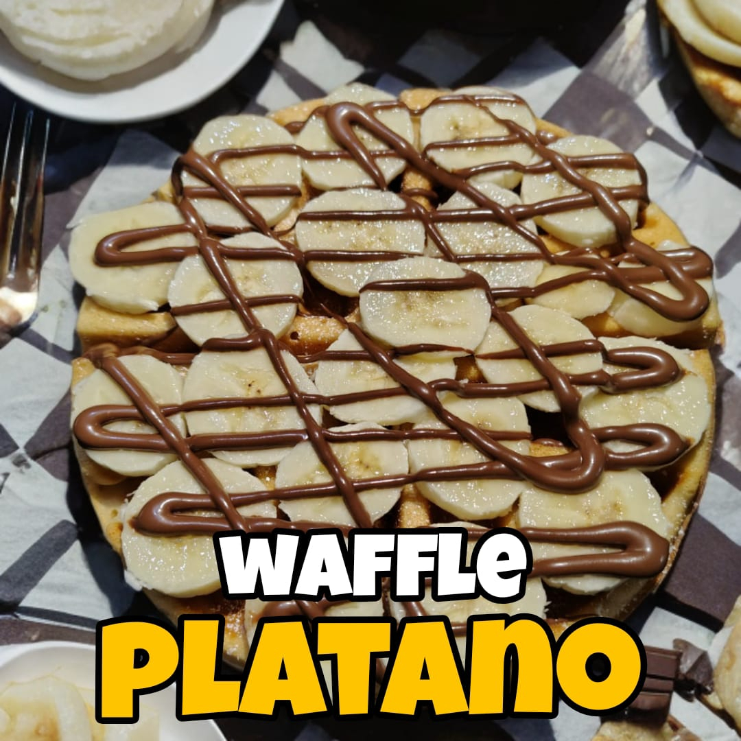 Waffle de Platano