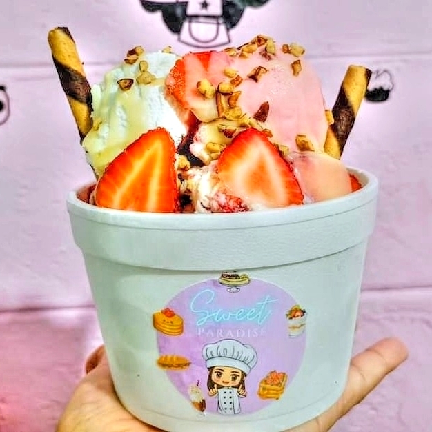 Fresas con crema