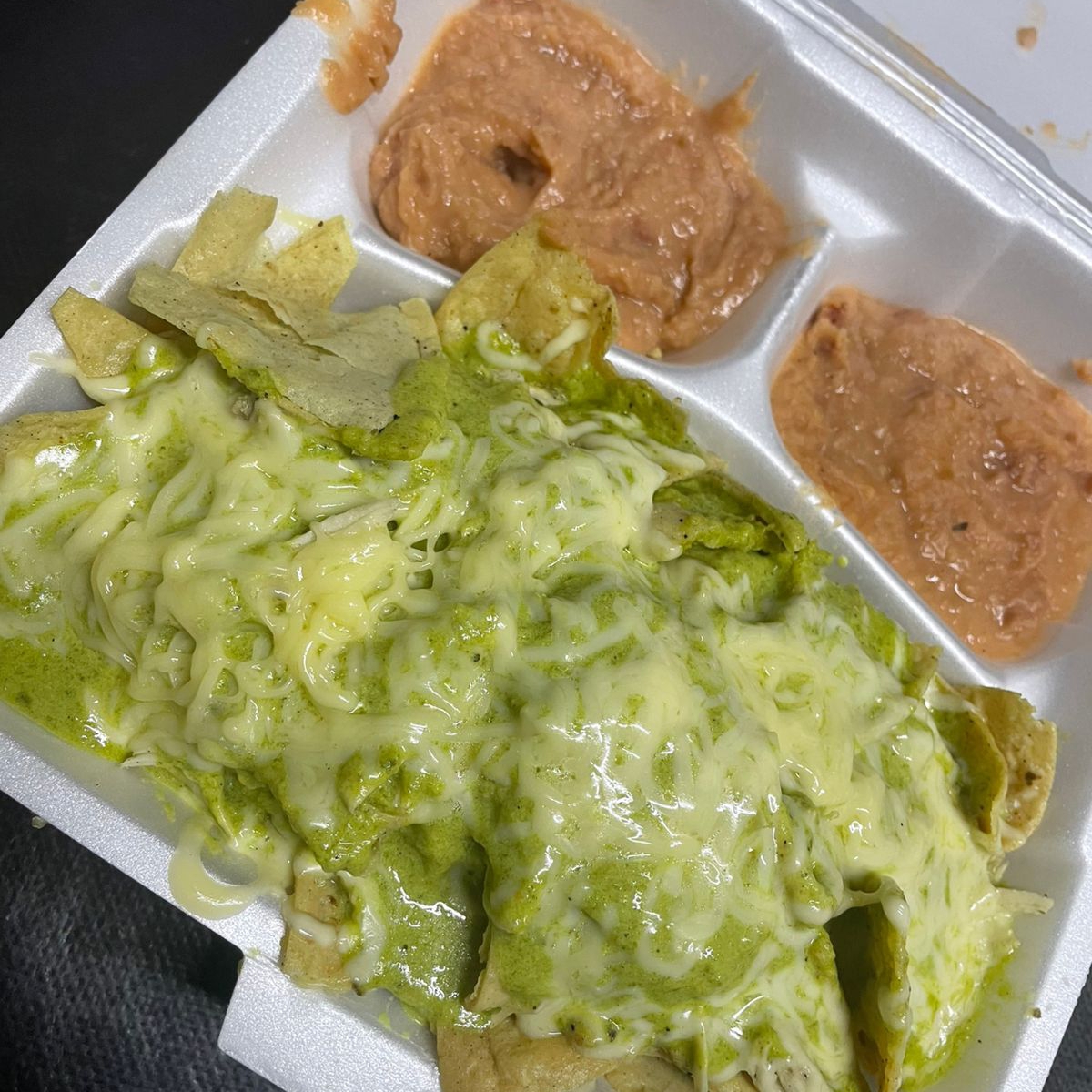 Chilaquiles verdes sencillo