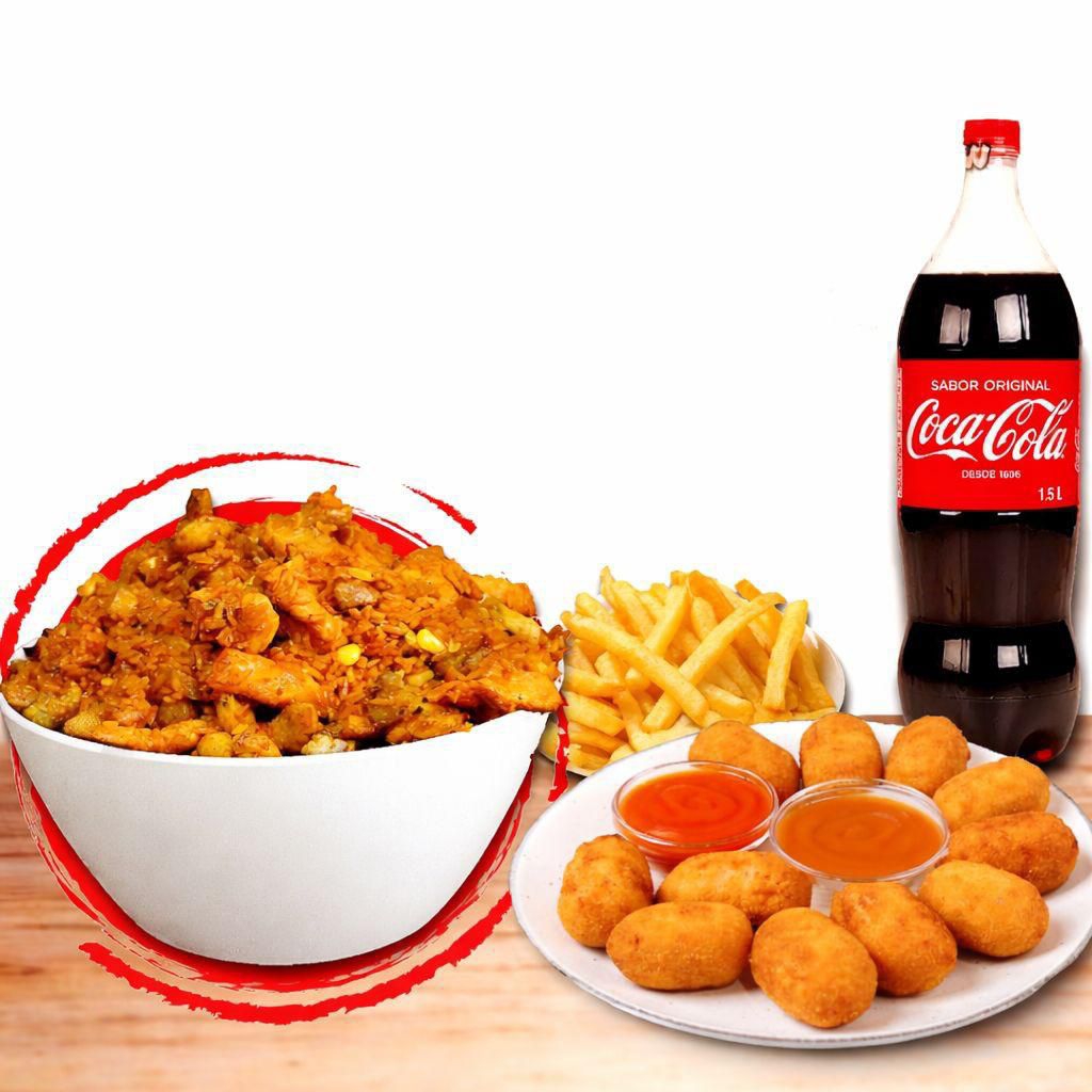 Combo Familiar Croquetas de Pollo + Gaseosa