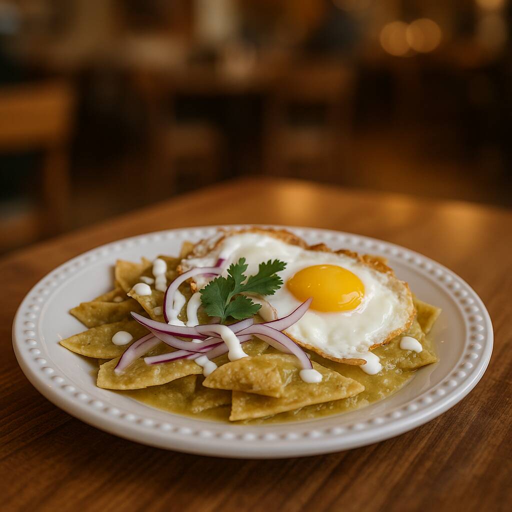 Chilaquiles con Huevo
