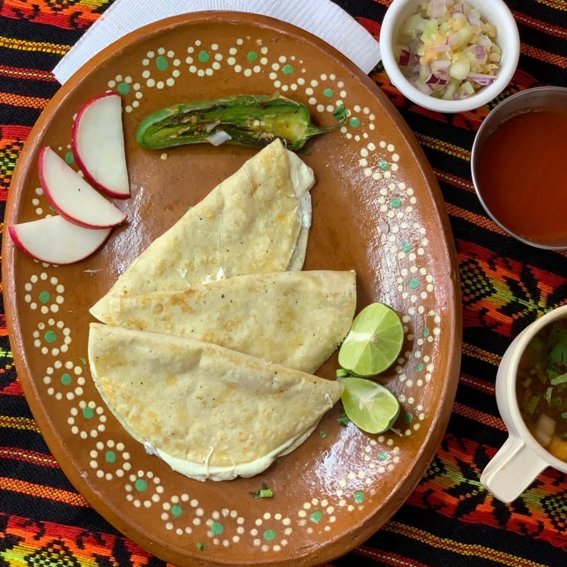 Paquete de 3 Quesadillas sencillas
