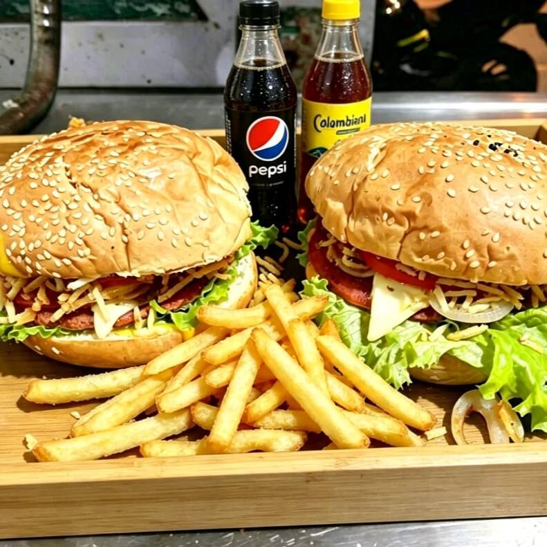 Combo hamburguesas para dos