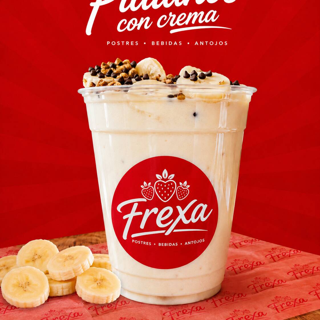 Plátanos con Crema