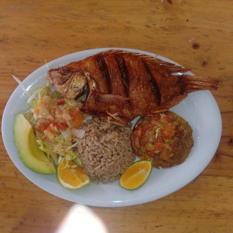 Tilapia crujiente.