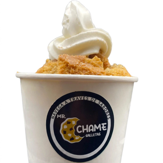 Galleta con Helado vainilla
