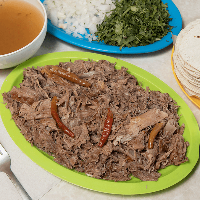 3/4 de birria de borrego