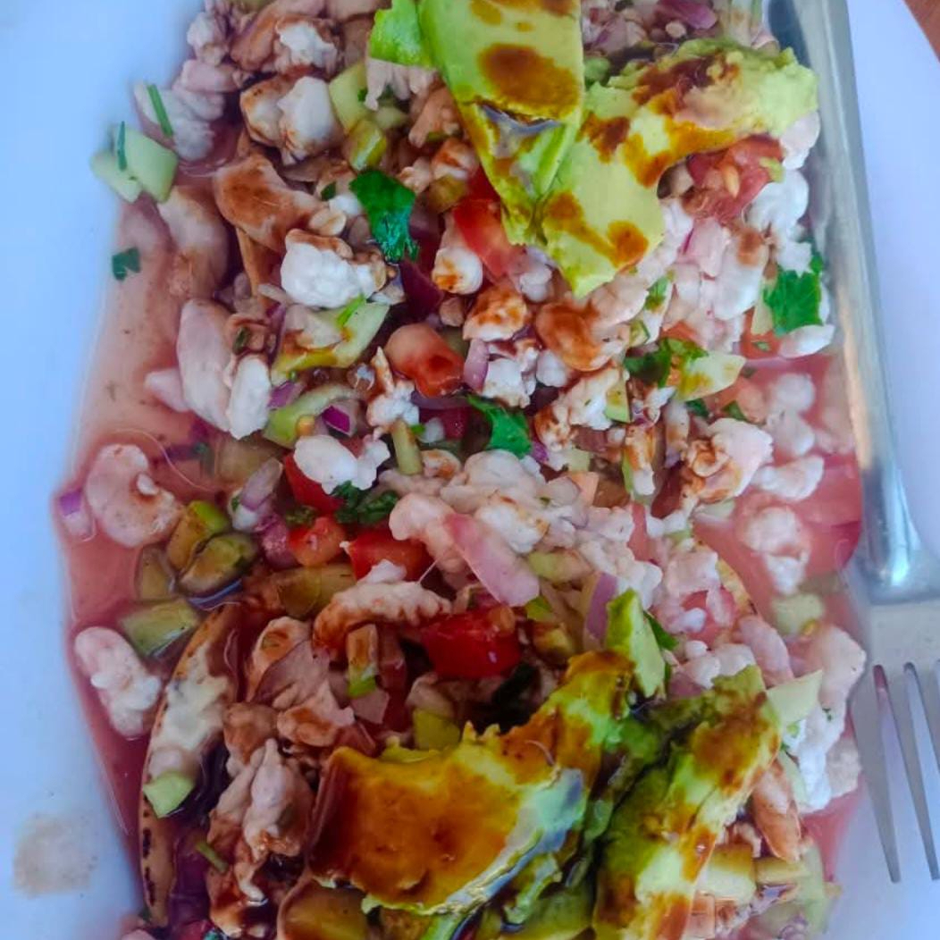 Tostada Ceviche de Pescado
