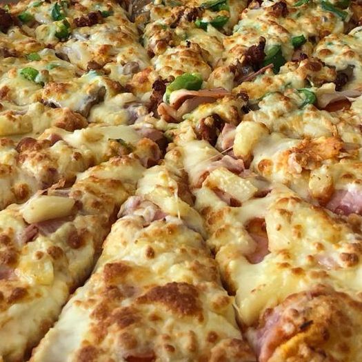 Pizza familiar de 12 rebanadas