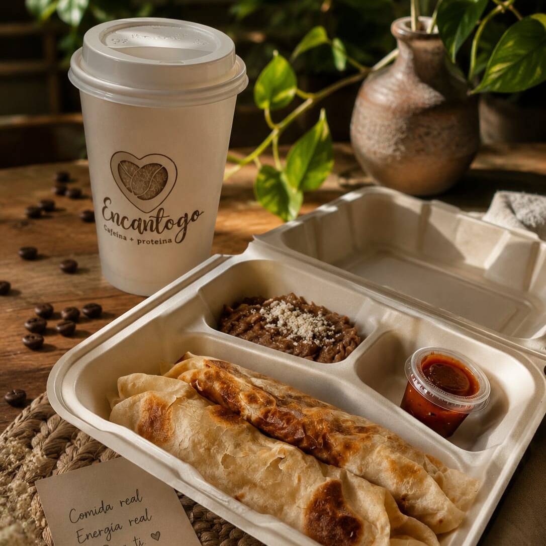 Americano + 2 Burritos