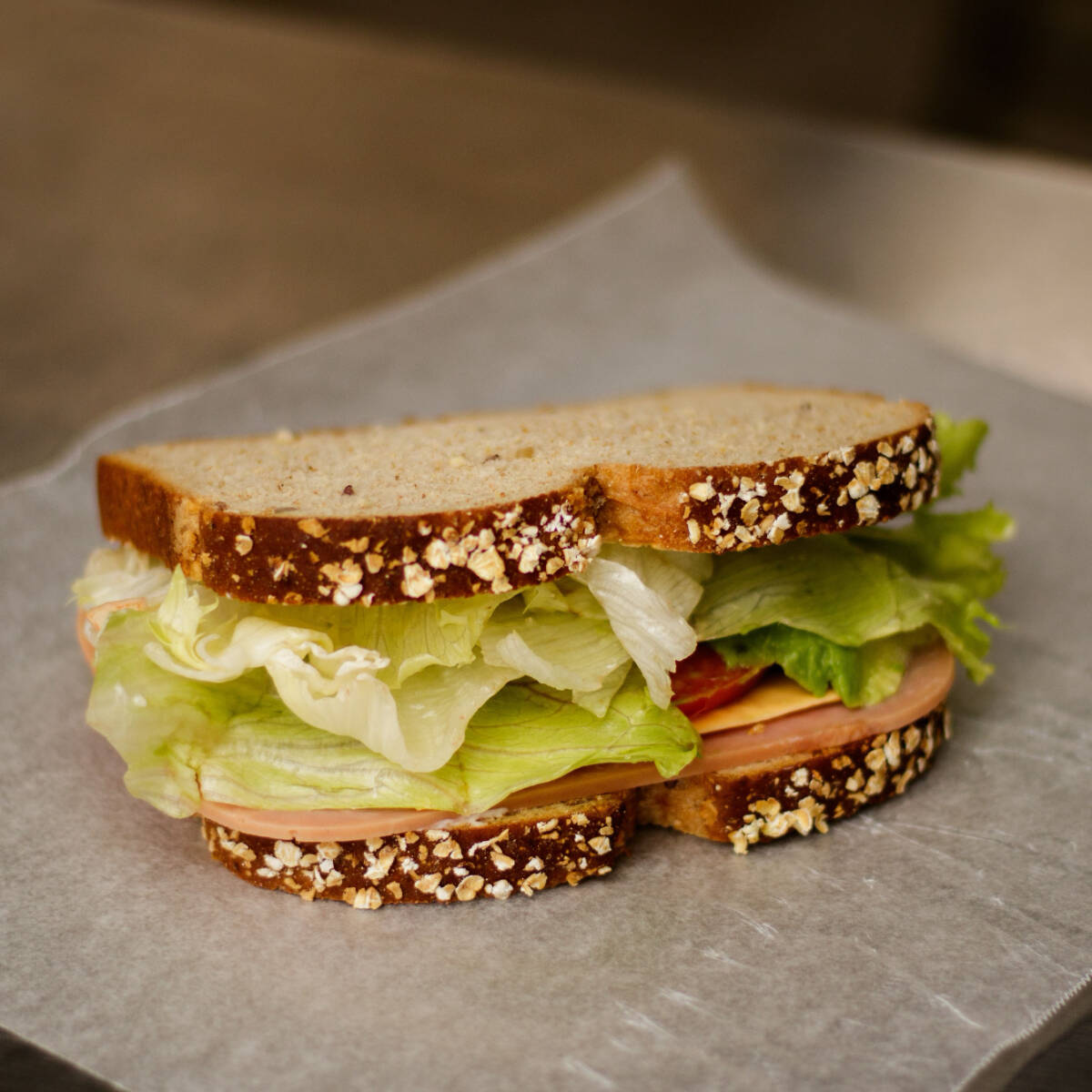 Sandwich de Jamón Sencillo 12 Granos