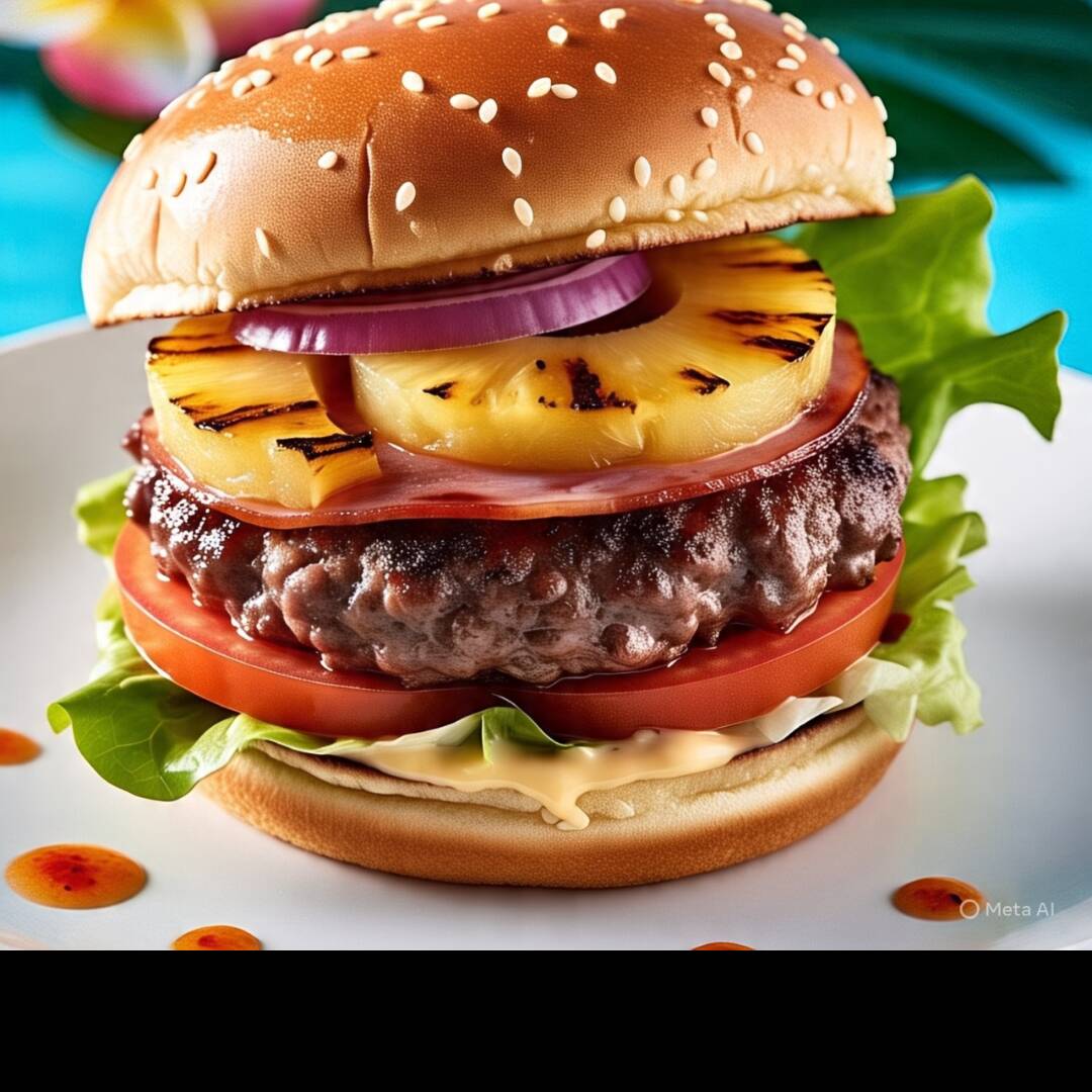 Hamburguesa Hawaiana