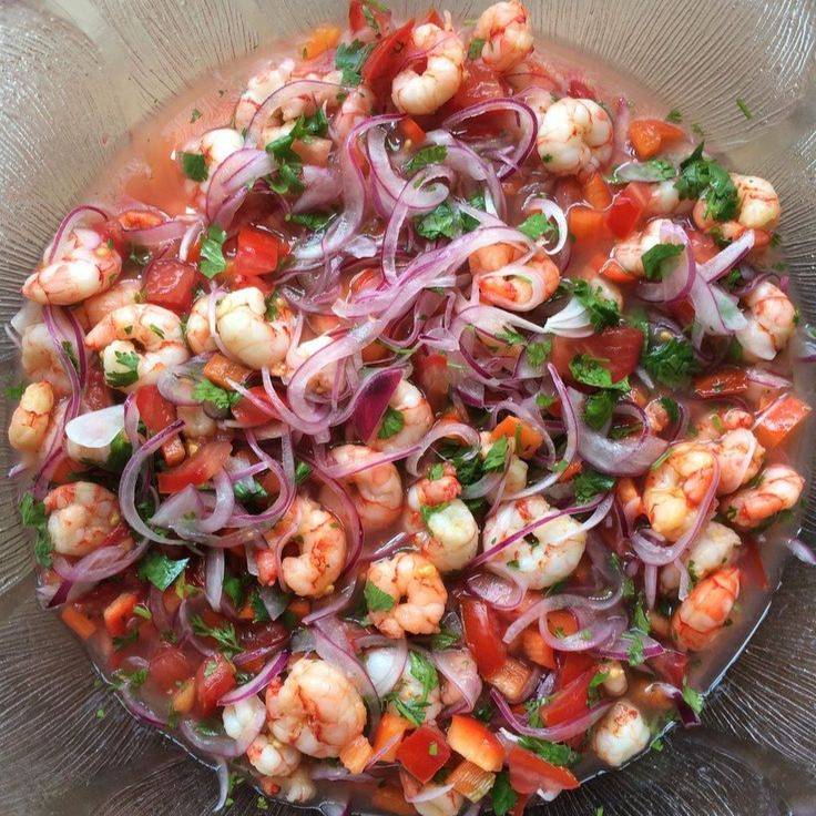 Ceviche de camarón