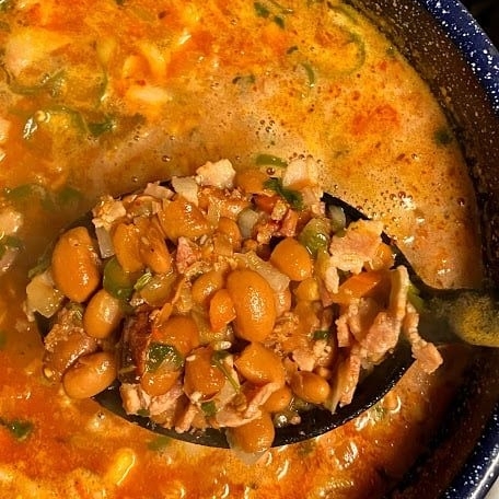 Vaso de Frijoles Charros
