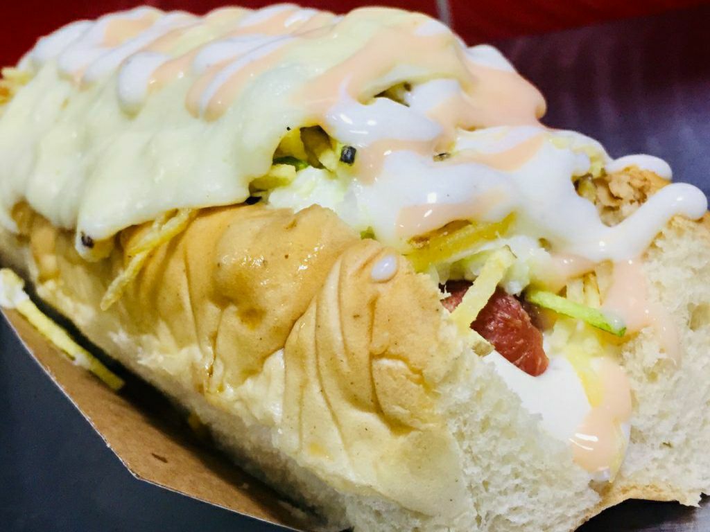 Perro queso y tocineta