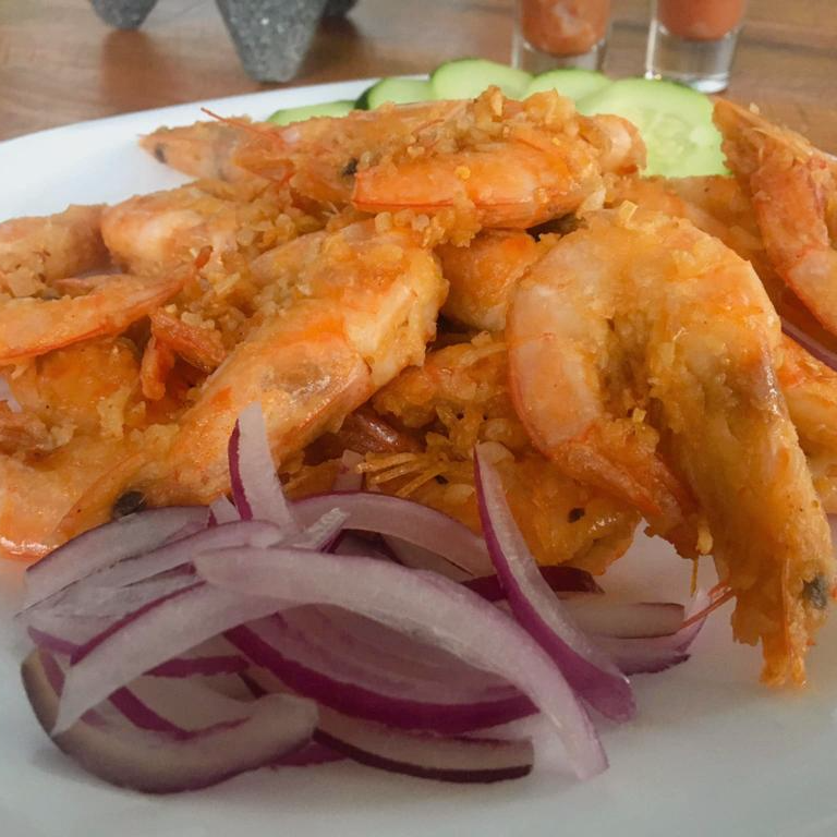 camarones al ajo