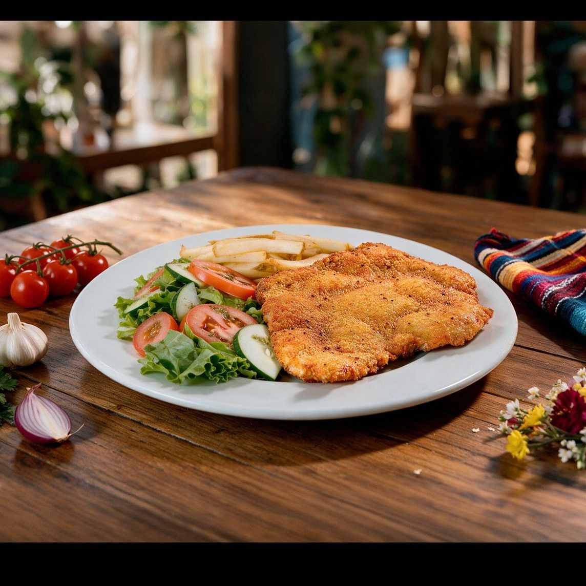 Milanesa de pollo