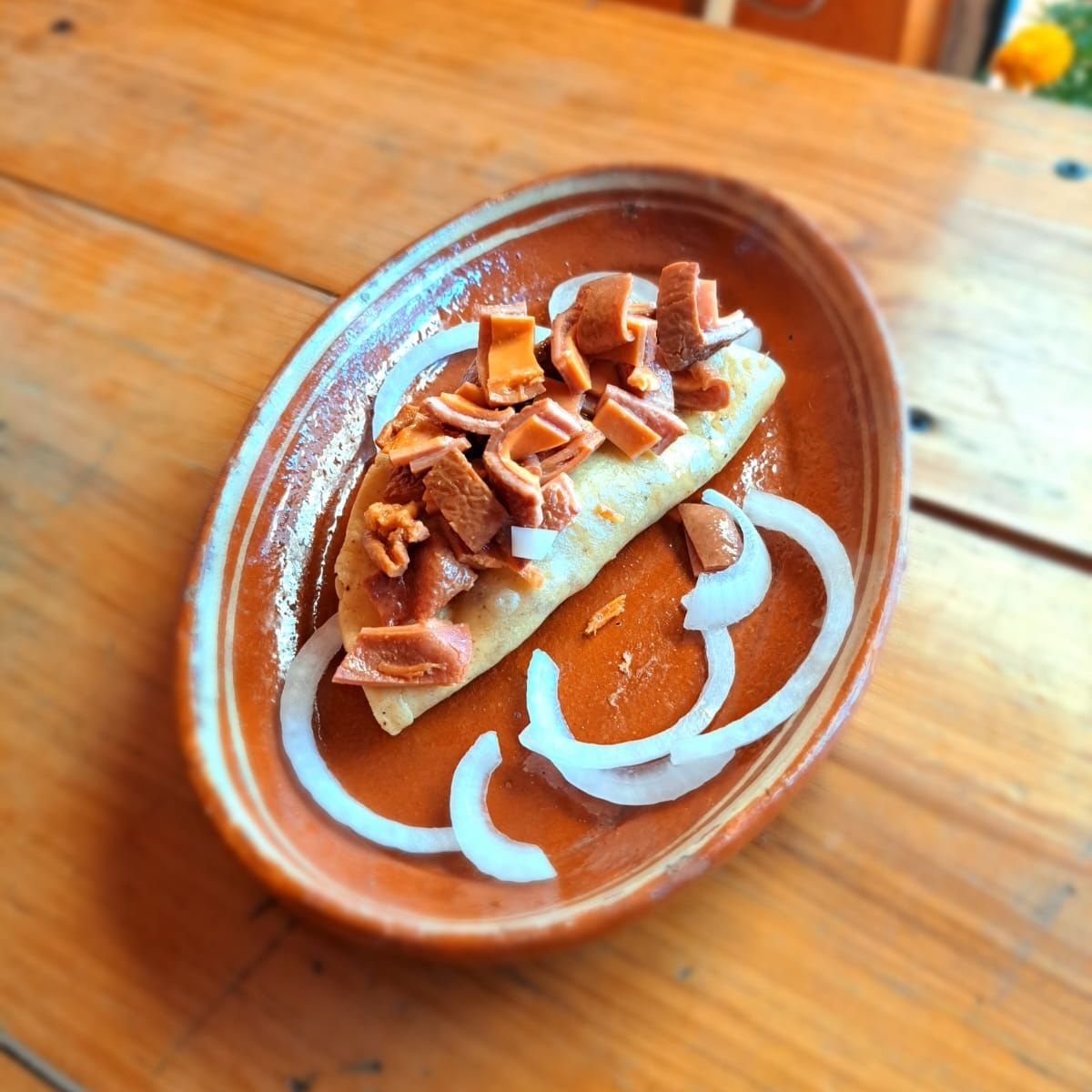 Taco Dorado con Buche