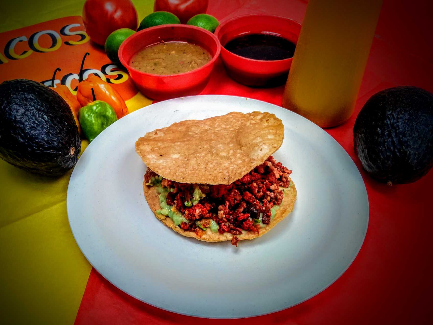 Tostadita Asada, Longaniza o Combinado