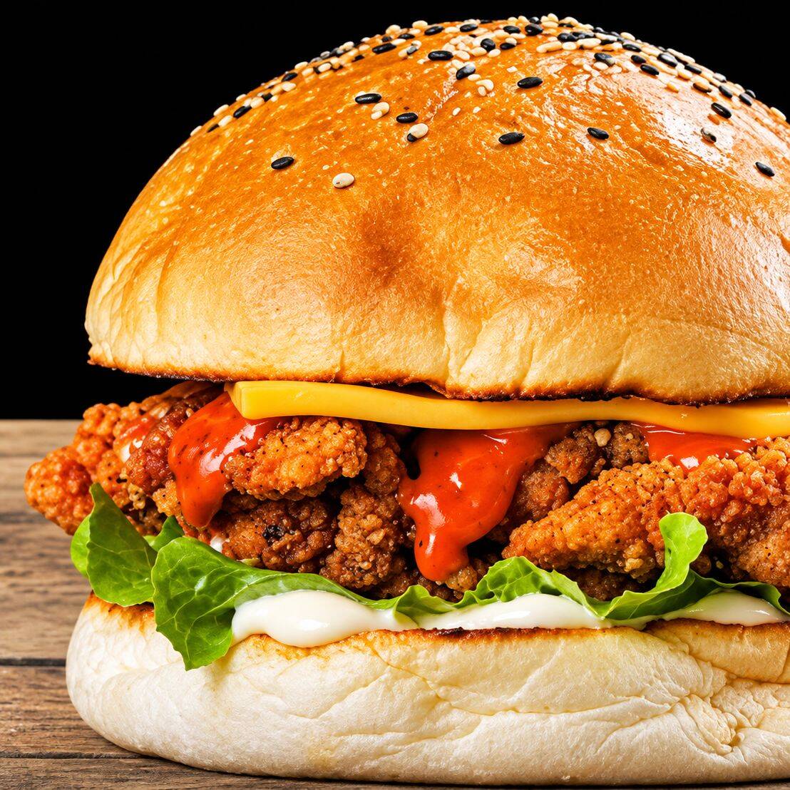 Buffalo Crispy Burger