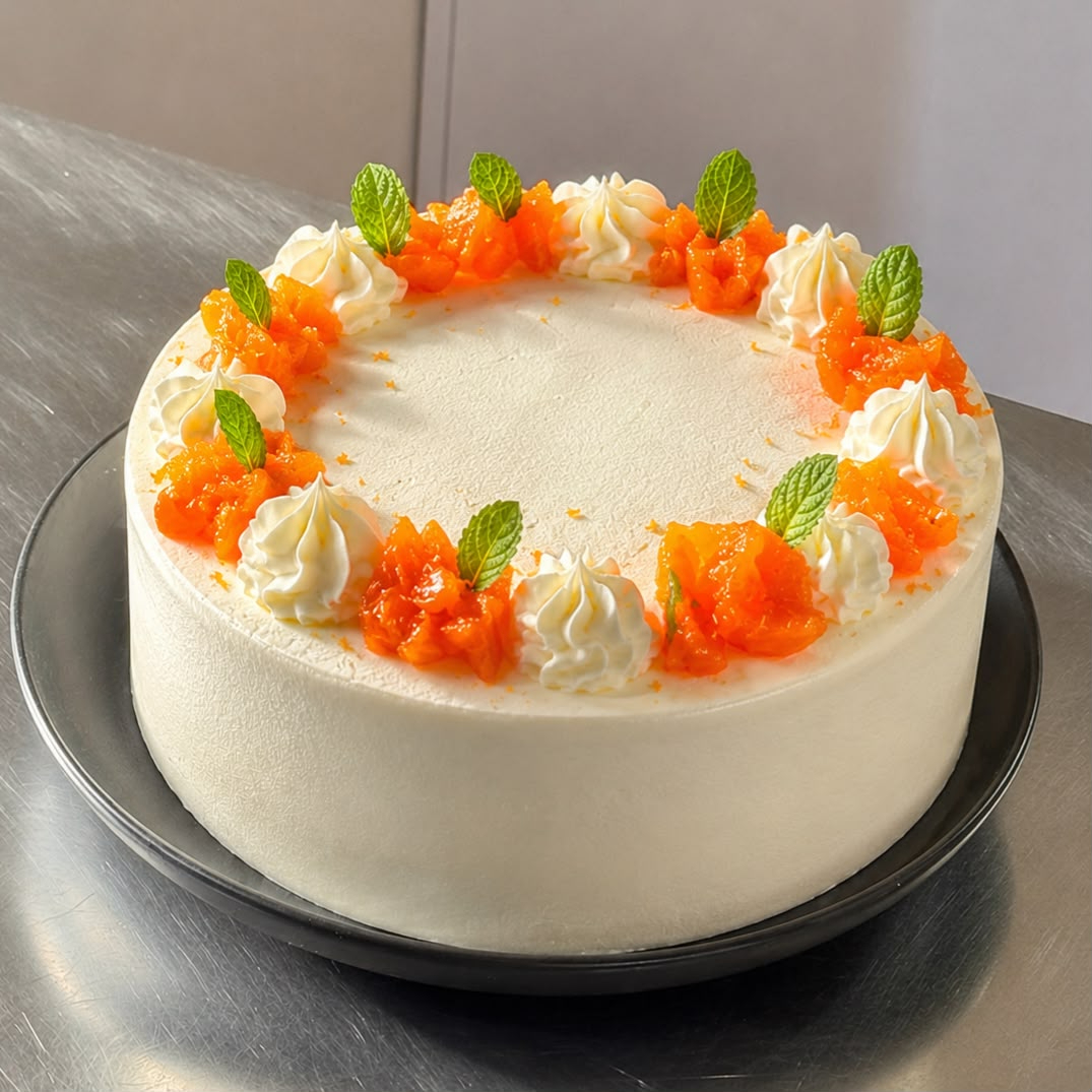 Pastel De Mandarina