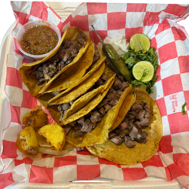 Tacos de Carne Asada Sirloin