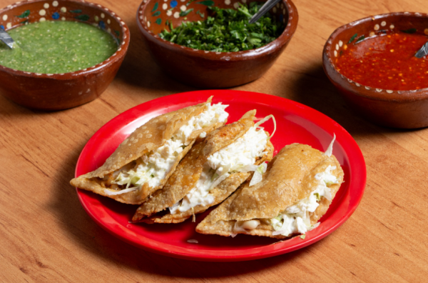 3 Quesadillas Fritas.