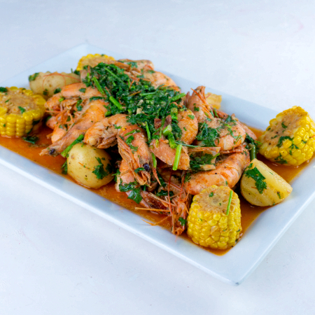 Camarones Luisiana al Cilantro