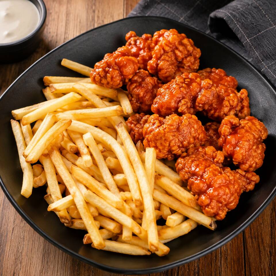 Boneless BBQ + Coca cola