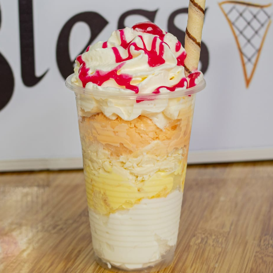 Vaso DOS BOLAS+QUESO+CHANTILLY