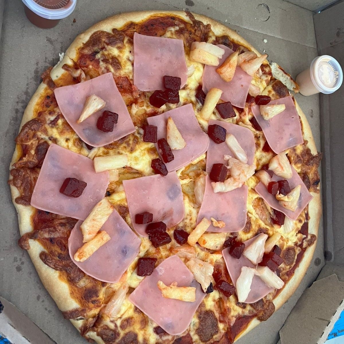 Familiar hawaiana con dulce de ate