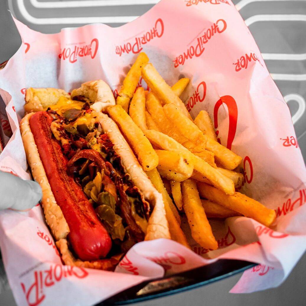 Choridoggo con Papas
