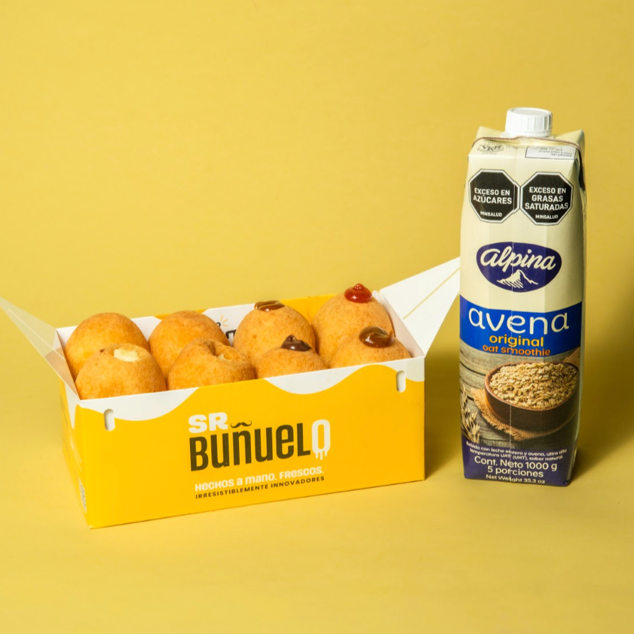 Caja X8 con Litro de Avena