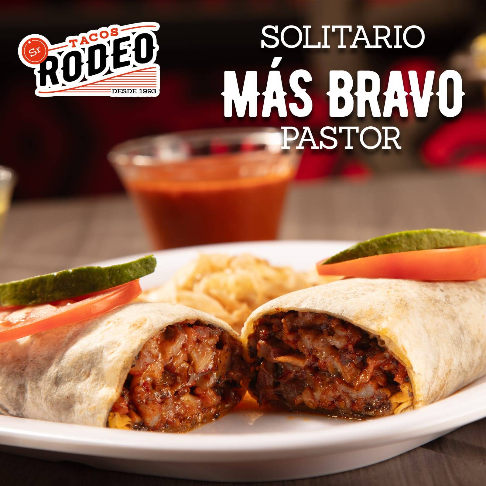 Burrito El Solitario Más Bravo de Pastor