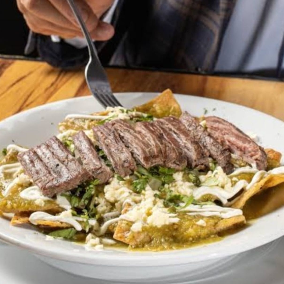 Chilaquiles de Arrachera