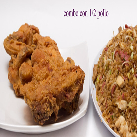 combo#2 arroz especial caja grande+2 carnes