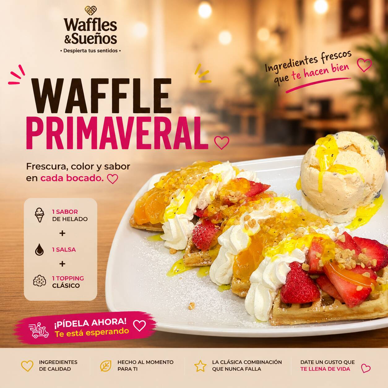 WAFFLE PRIMAVERAL