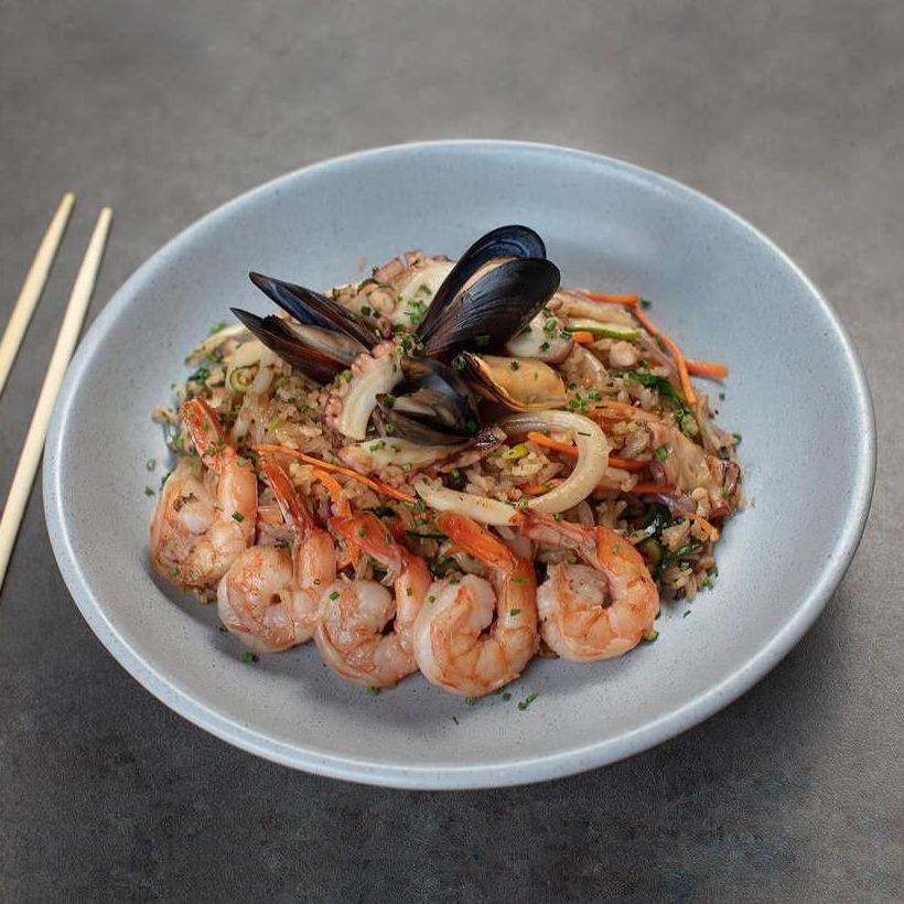 ARROZ AL WOK MARISCOS