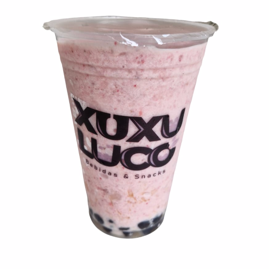Bubble Tea Fresa con Plátano