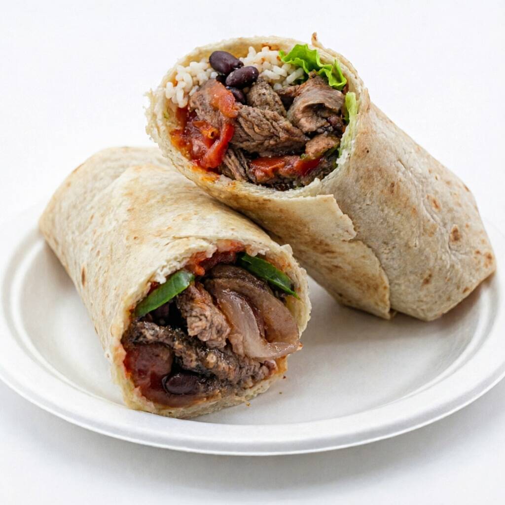 BURRO DE BISTEC A LA MEXICANA