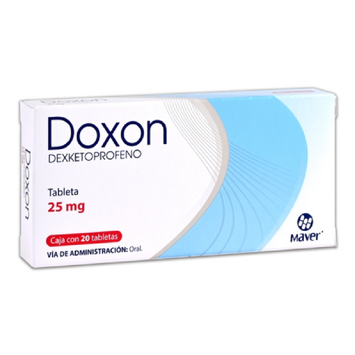 Doxon(Dexketoprofeno Trometamol)25 Mg Caja con 20