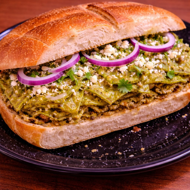 TORTA DE CHILAQUILES VERDE