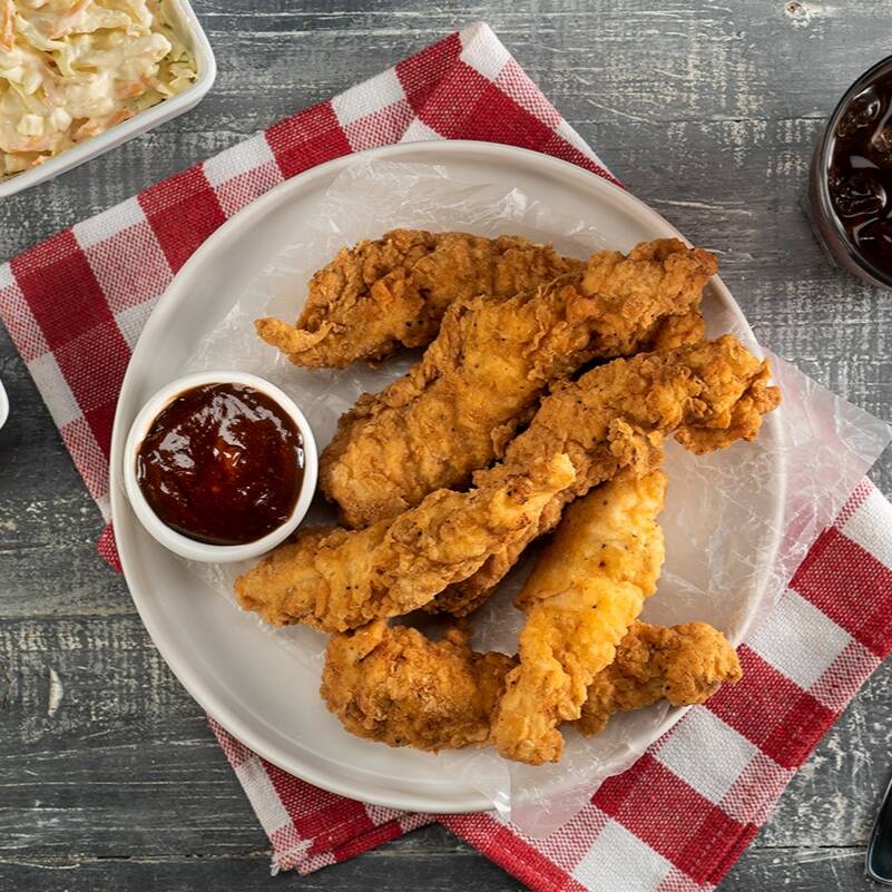 Tiras de pollo solas