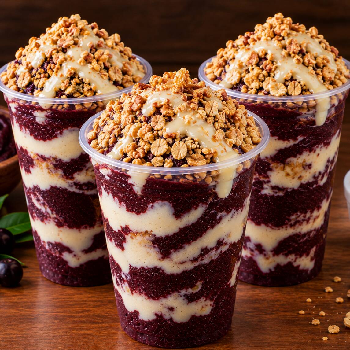 🔥 COMBO FAMÍLIA – 3 AÇAÍS DE 500ML!
Açaí para a família toda! São 3 copos de 500ml de açaí cremoso, preparados com Sucrilhos crocante + Leite Moça, em uma combinação deliciosa que agrada todo mundo!
Perfeito para compartilhar com a família, amigos ou garantir uma sobremesa caprichada para cada um. É muito açaí, muito sabor e muita cremosidade!
🥤 3 copos de 500ml
🥣 Sucrilhos crocante
🥛 Leite Moça
Peça o Combo Família e aproveite essa combinação irresistível!
