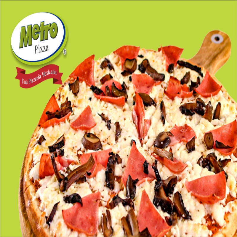 Pizza Familar Jamon Champiñon