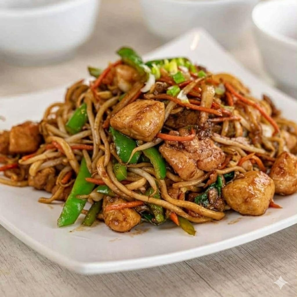 Noodles con Pollo