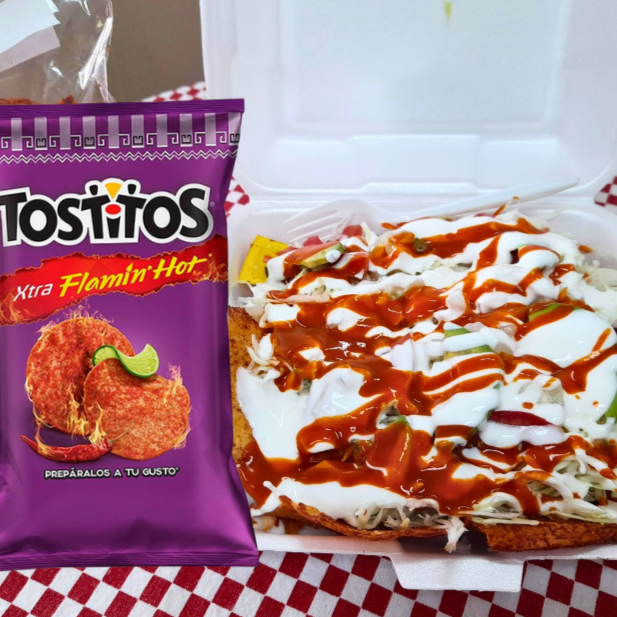 Tostitos preparados (Flamin Hot)