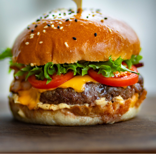 Hamburguesa Con Queso