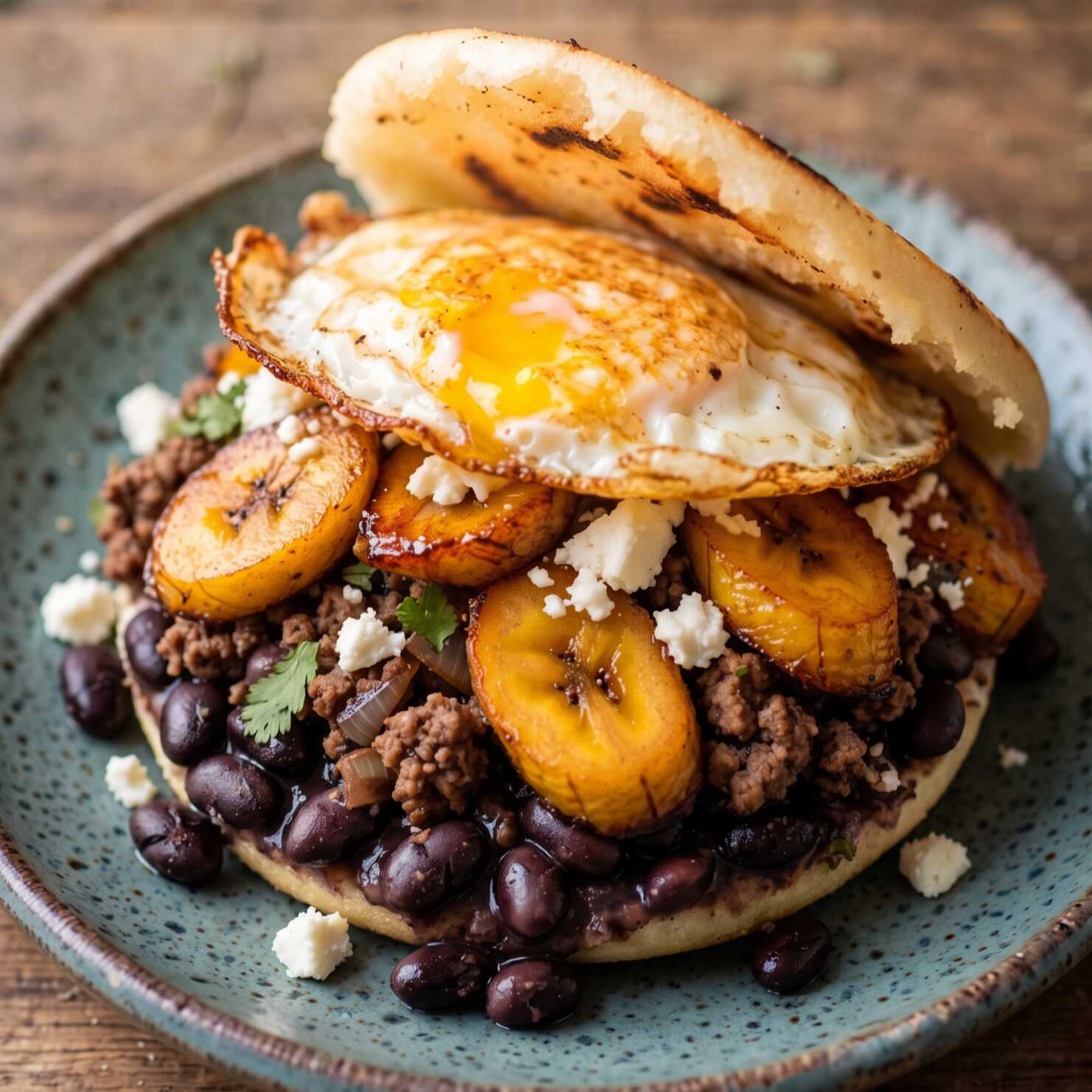 Arepa con Todo